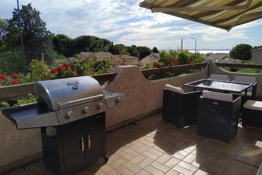 Appartement T3 Spacieux Avec Vue Sur L'Etang De Thau Au 1Er Etage D'Une Villa - Entree Independante Sete Bagian luar foto